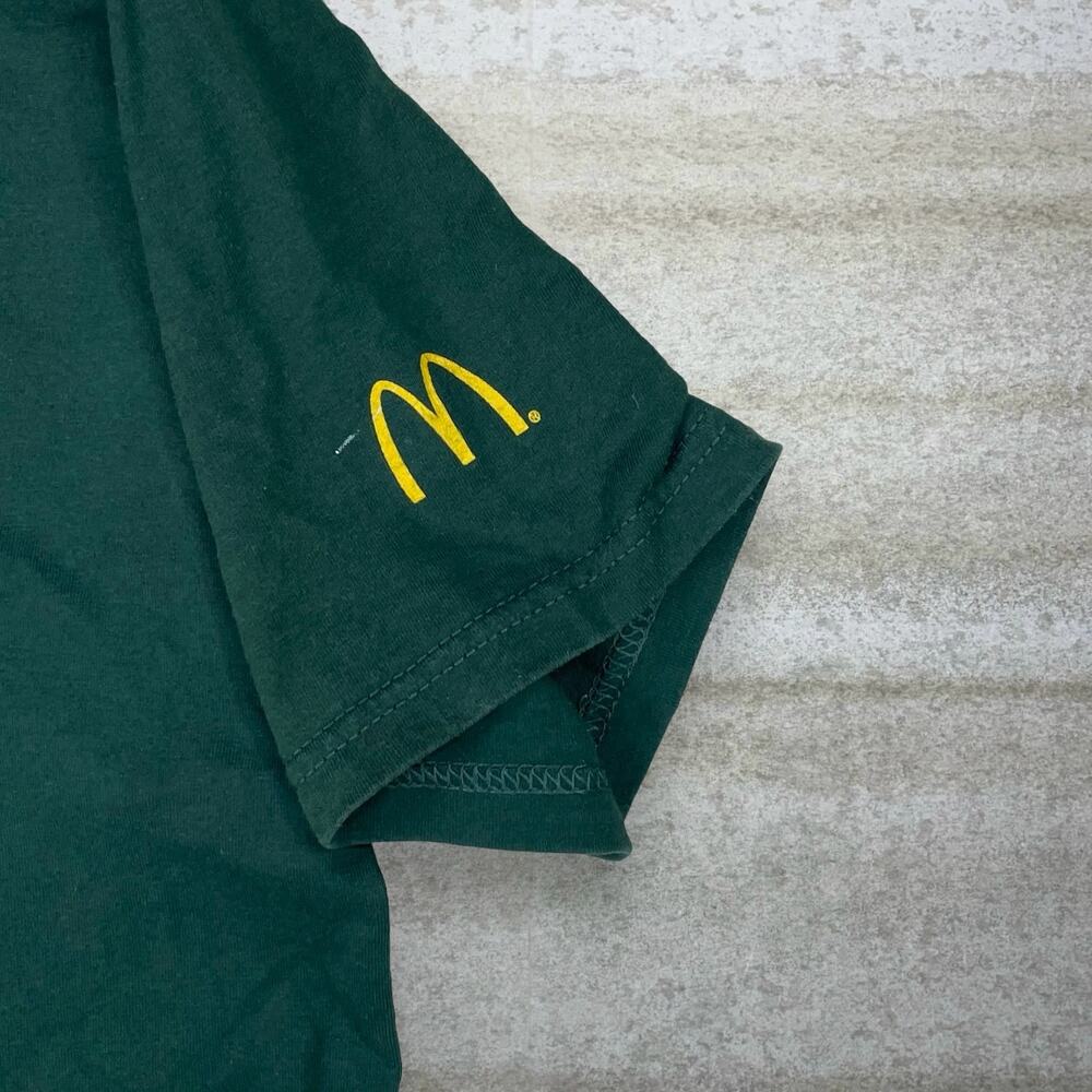 Vintage 90s Green Bay Packers Shirt Mens XL Forest Green Cotton Mcdonalds FOTL - Picture 3 of 5